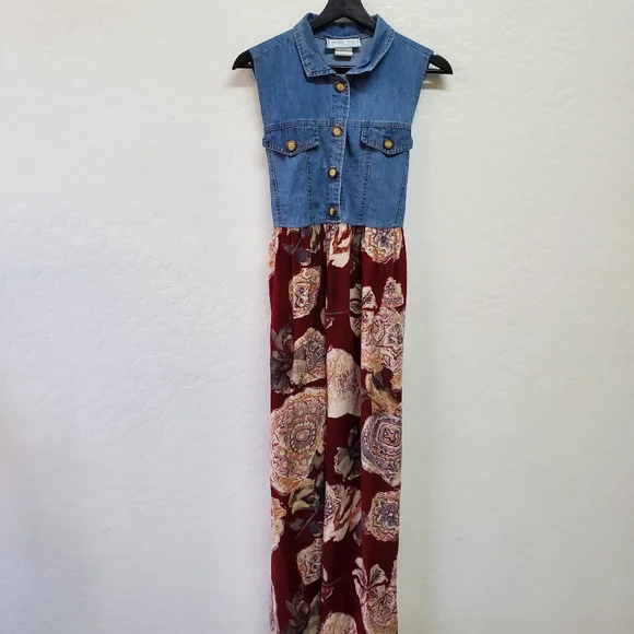 Peggy Sue Collection | Dresses | Peggy Sue Wears Blue Maxi Dress Denim M |  Poshmark